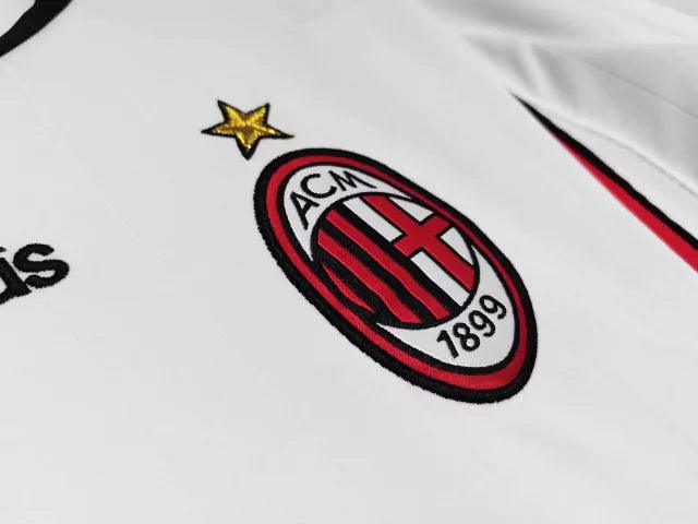#22 Kaká Maglia Retro AC Milan Away Manica Lunga UCL Finale 2006/07