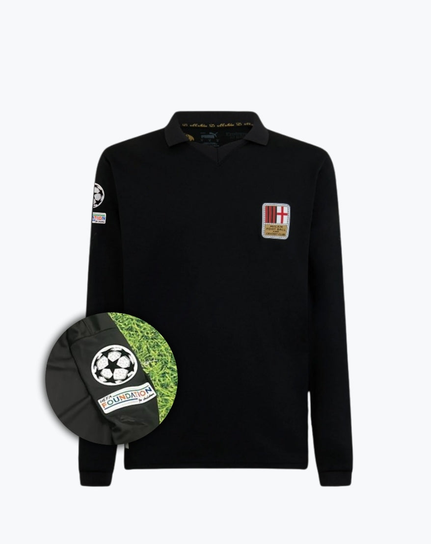 Maglia AC Milan 125 Anni Manica Lunga Black 24/25