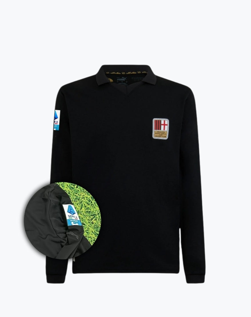 Maglia AC Milan 125 Anni Manica Lunga Black 24/25