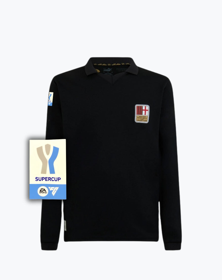 Maglia AC Milan 125 Anni Manica Lunga Black 24/25