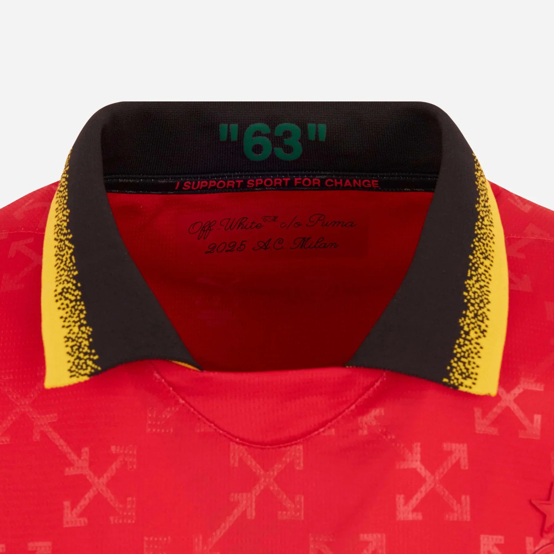 Maglia AC Milan Red x Off-White 24/25