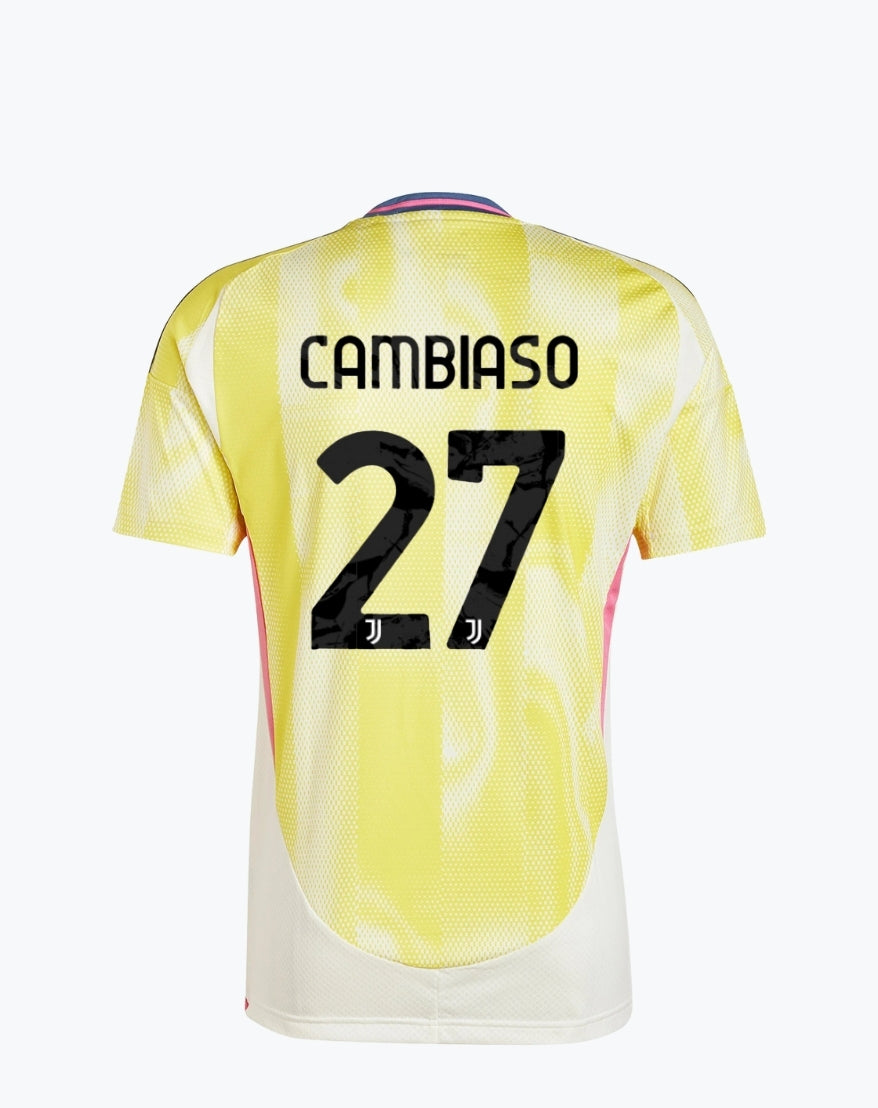 Maglia Juventus Away #27 CAMBIASO 24/25