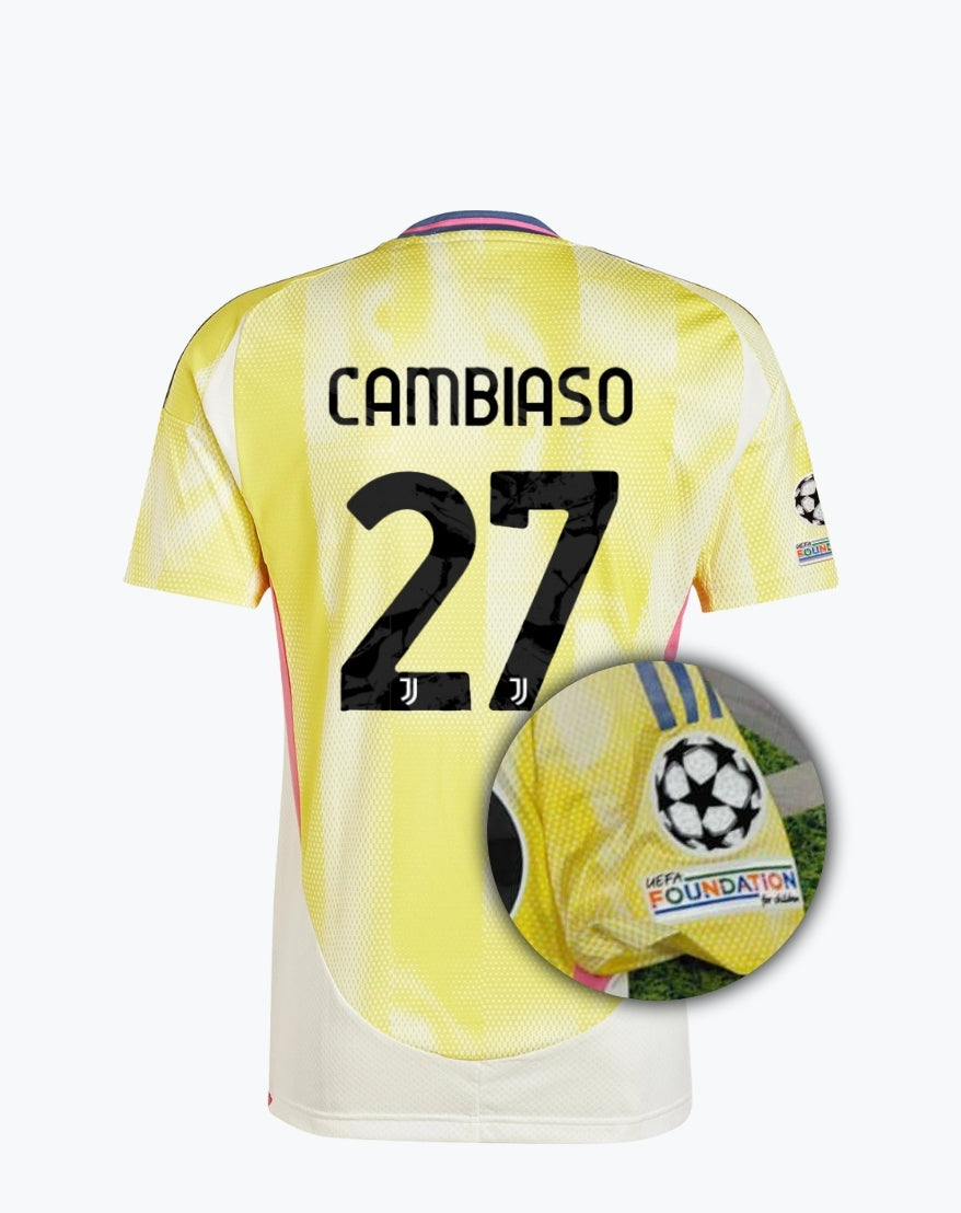 Maglia Juventus Away #27 CAMBIASO 24/25