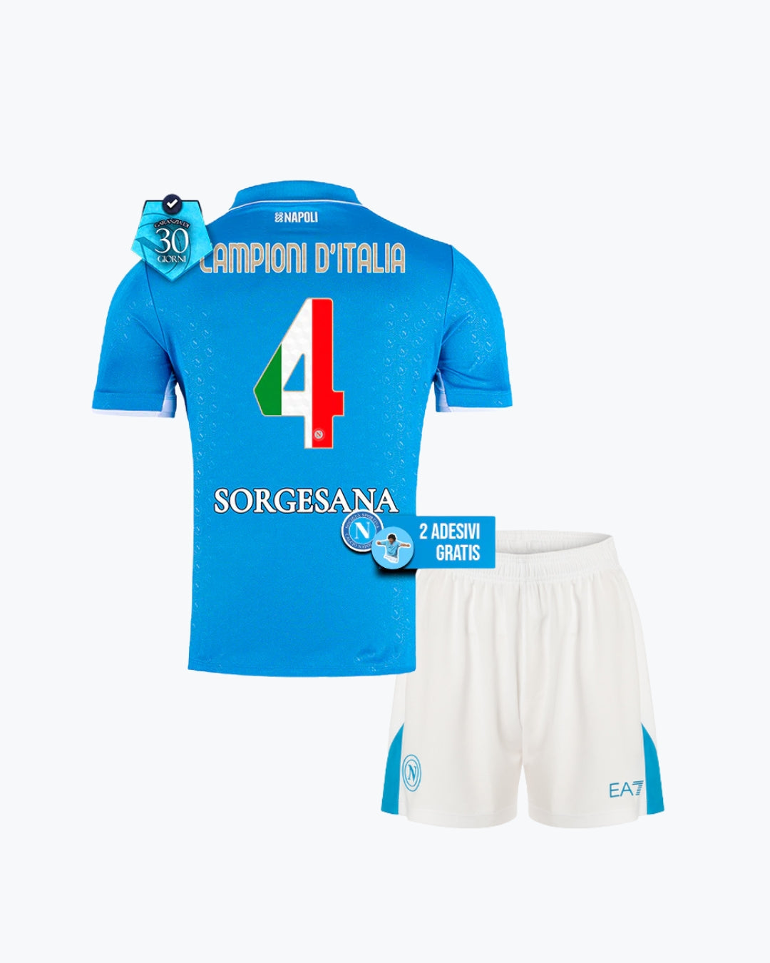 Kit Bambino Napoli Campioni D'Italia Home 24/25