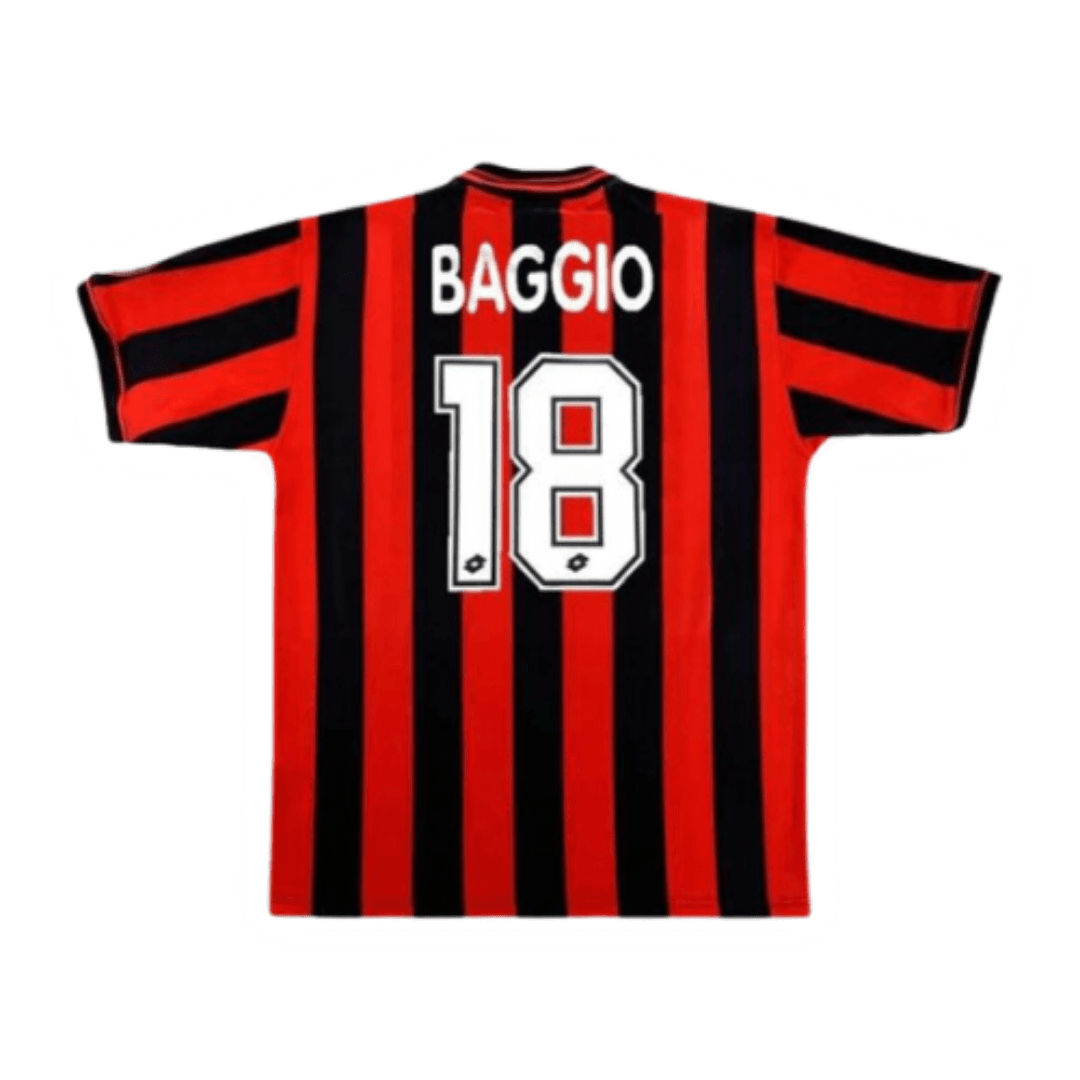 #18 Baggio Maglia Retro AC Milan Home 1996/97