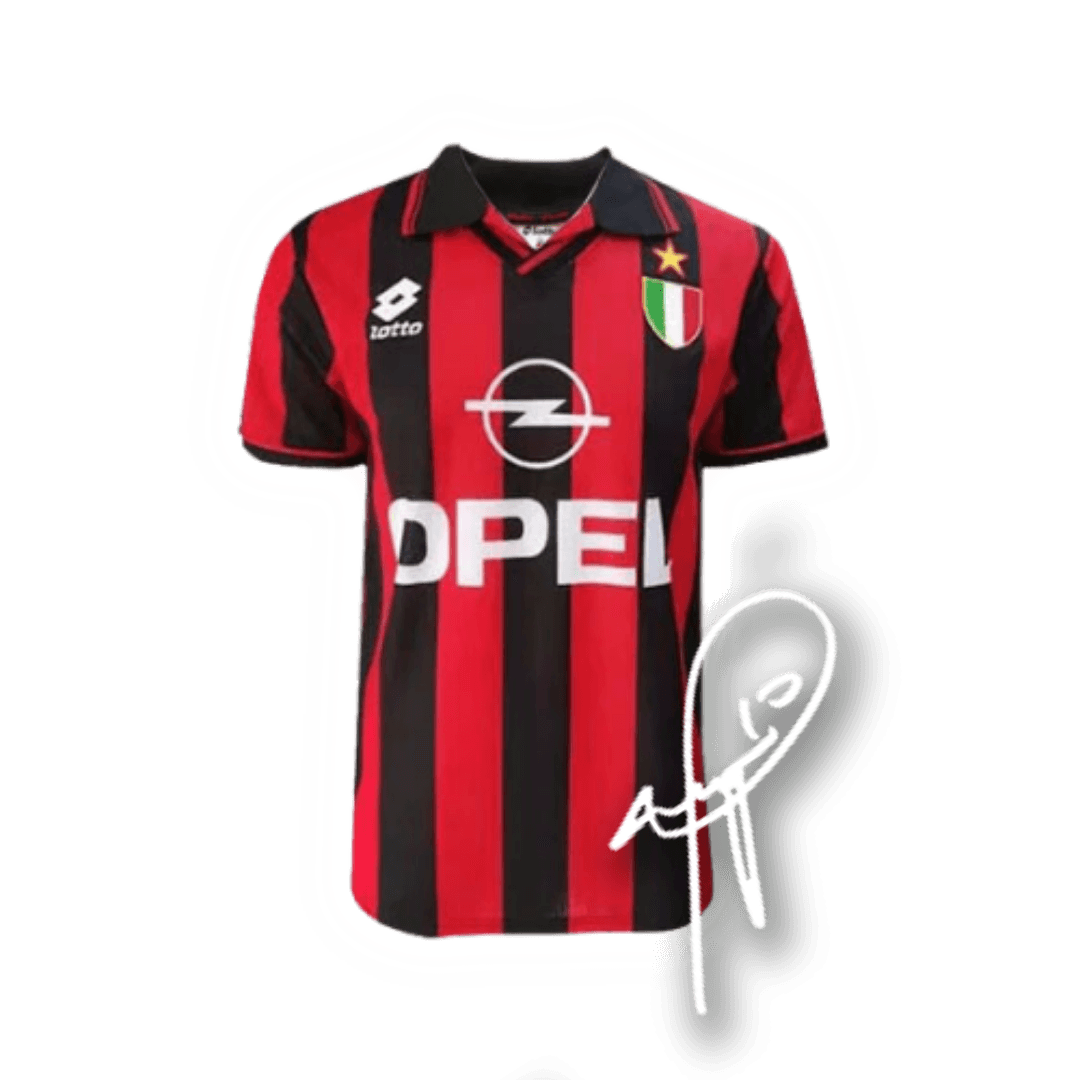 #18 Baggio Maglia Retro AC Milan Home 1996/97