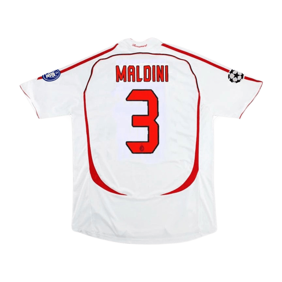 #3 Maldini Maglia Retro AC Milan Away 2007/08 - UCL Finale