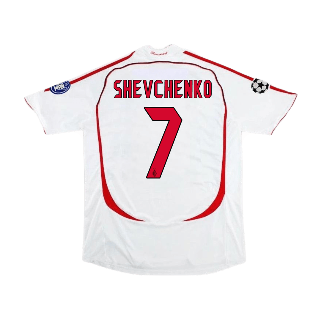 #7 Shevchenko Maglia Retro AC Milan Away 2007/08 - UCL Finale