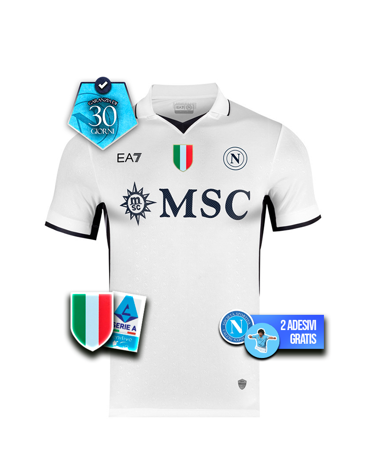 Maglia Napoli Away 24/25 + Scudetto