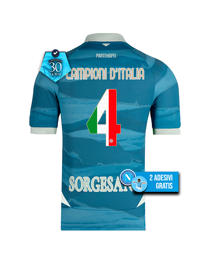 Maglia Napoli Campioni D'Italia Partenopea 24/25
