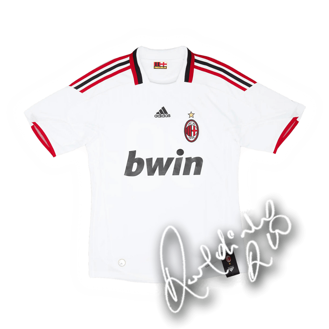 80# Ronaldinho Maglia Retro AC Milan Away 2009/10