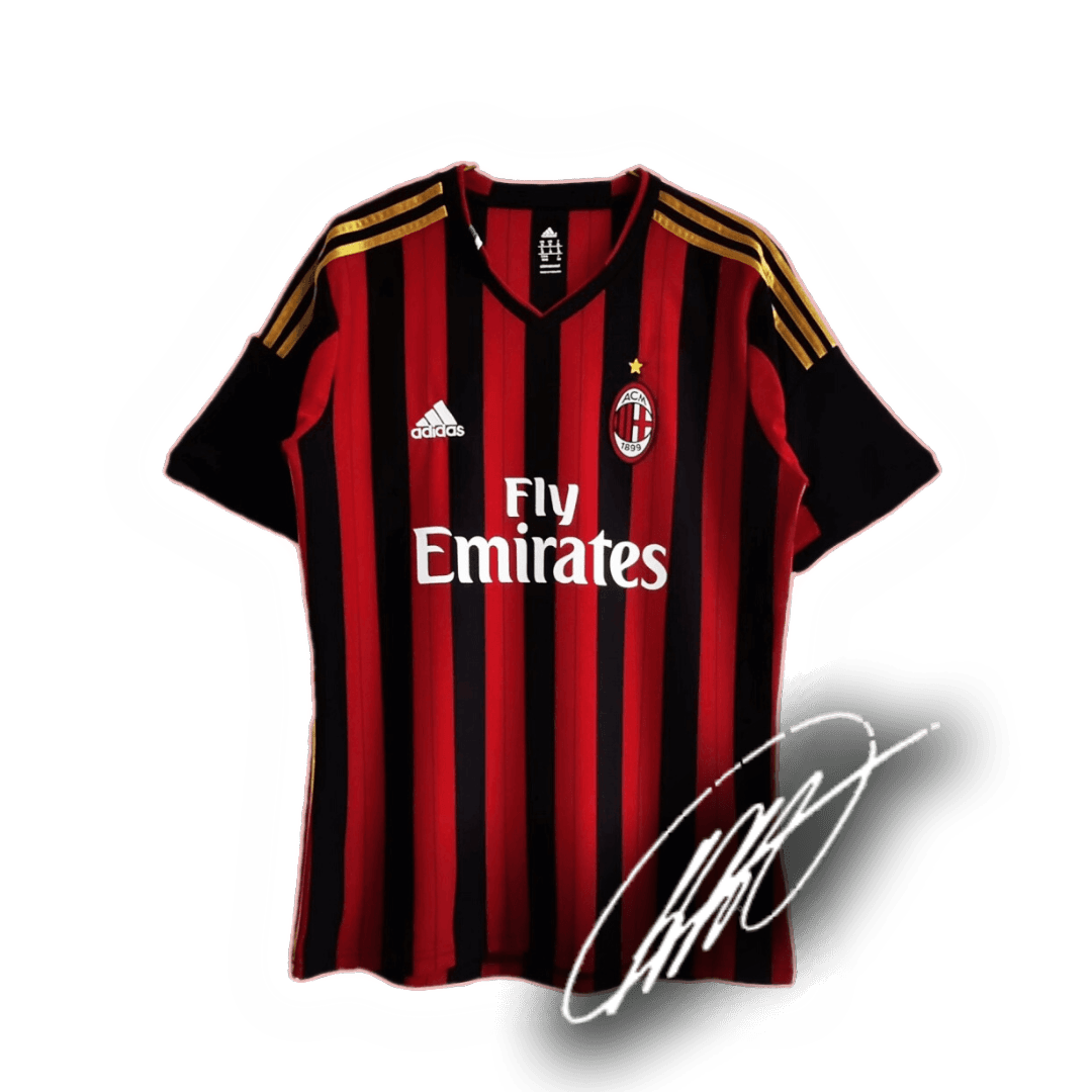 22# Kaká Maglia Retro AC Milan Home 2013/14
