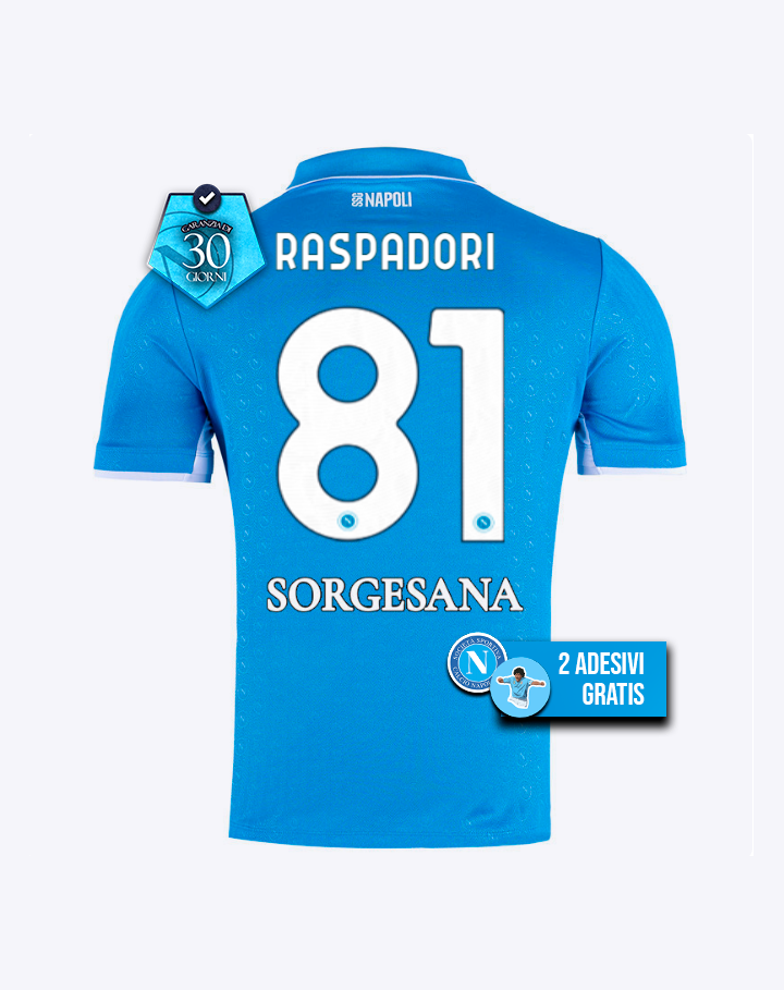 #81 RASPADORI Maglia Napoli Home 24/25