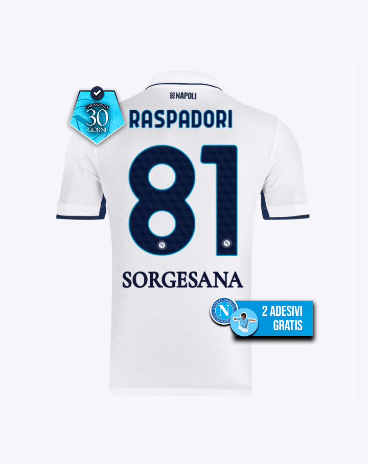 #81 RASPADORI Maglia Napoli Away 24/25